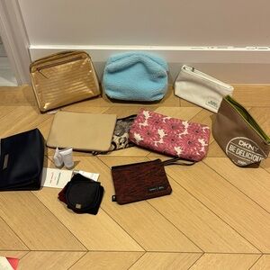 Assorted Cosmetic Bags Collection